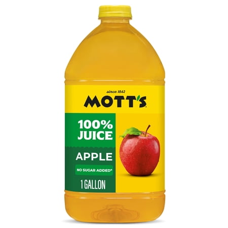 Mott's 100% Apple Juice, 128 fl oz Bottle
