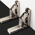 thumbnail image 3 of Youkk Cold Rolled Steel Hinge 90 Degree Replacement Modified Universal Punch-free Anti-corrosive Wardrobe Door Hinges Hardware, 3 of 6