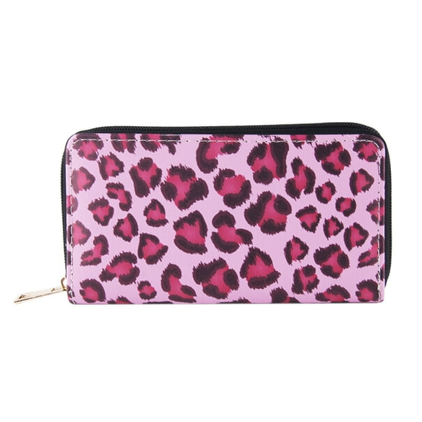 Leather Wallets for Women RFID Blocking Zip Around Credit Card Holder