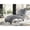 Gray, variant on Solid Wood Construction - 68.75in Depth - Living Room Setting - Spacious Seating