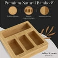 thumbnail image 4 of OLIVE & OAK HOMEWARE Wood Ziplock Bag Organizer for Drawer Storage Bags Holder, 4 of 6