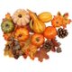 thumbnail image 1 of Juego de decoración para el hogar con calabazas artificiales para el Día de Acción de Gracias, mezcla de 50 calabazas artificiales para decorar la cosecha, 1 of 8