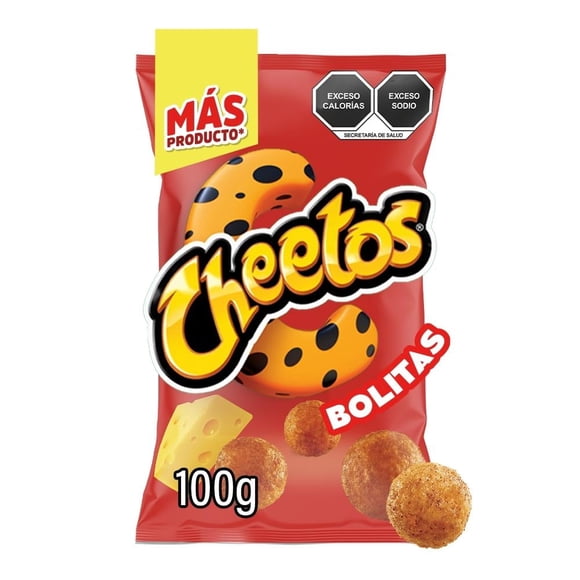 Botana Sabritas Cheetos bolitas chile y queso 100 g