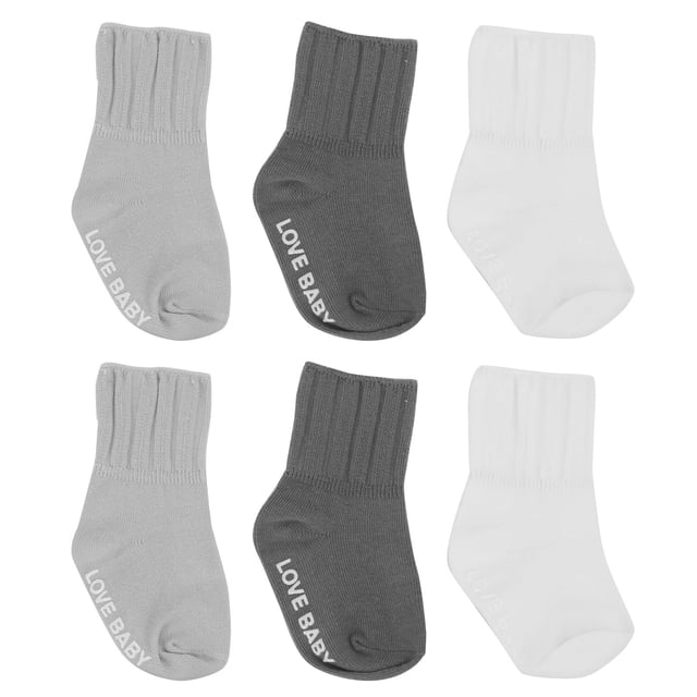 Calcetines de algodón NikouMX para niños unisex antideslizantes