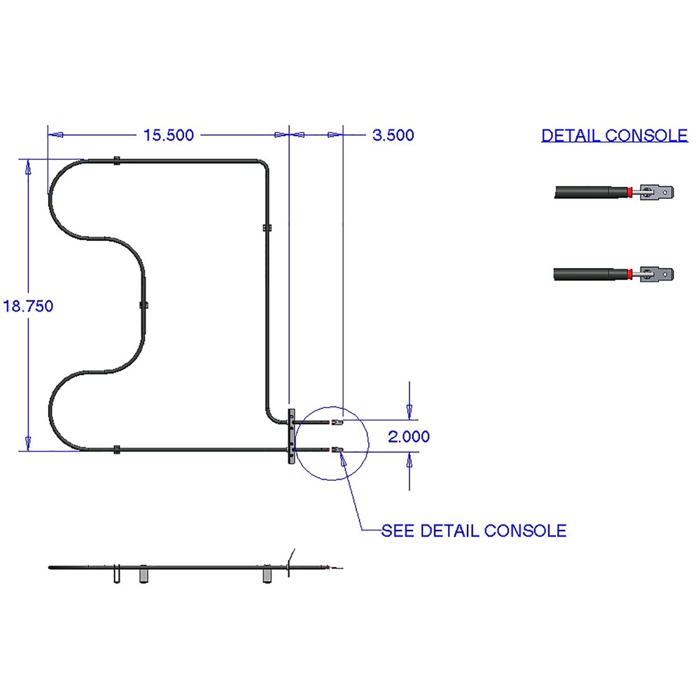Range Kleen Bake Element, Fits Whirlpool Brands