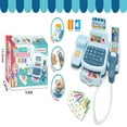 thumbnail image 4 of HLONK Toy Cash Register Lights and Sounds Kids Cash Register Safe Rounded Design Cash Register, 4 of 7