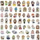 thumbnail image 2 of Clearance!Pop Mart Labubu Stickers for Laptop and Water Bottle, Cool Game Decal for Teens,Girl Phone,Bike,Skateboard,Travel Case,Computer, 2 of 9