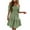 Clearance-Green, variant on Fartey Sundresses for Women 2025 Summer Solid Color Off Shoulder Dresses Puff Short Sleeve Dress Elegant Ruffle Dress Trendy Casual Beach Vacation Dress Black L