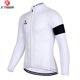 thumbnail image 3 of X-TIGER - Maillot de ciclismo para hombre, manga larga, transpirable, secado rápido, cremallera completa, 3 bolsillos traseros, ropa para bicicleta de carretera, 3 of 5