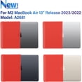thumbnail image 6 of iBenzer Case for 2024 2023 2022 MacBook Air M2 13 inch Model A2681, Hard Shell Case & Sleeve & Keyboard Cover & Type-C Adapter for New M2 Mac Air 13.6" Touch ID, Red, W-MAT13-KK-RD+3, 6 of 9