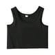 thumbnail image 5 of Qarigey chaleco corto camisetas sin mangas ropa interior elástica sin mangas sin costuras alto elástico tamaño S-5XL suéter corsé flaco Negro/2XL 2piezas, 5 of 6