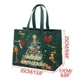 thumbnail image 3 of SDJMa Christmas Gift Bags, Large Merry Christmas Tote Bags with Handles, Reusable Christmas Goody Bags for Xmas Party Favor, 13.8"x6.7"x9.8"(LxWxH), 3 of 8