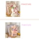 thumbnail image 5 of Oso de peluche con rosas blancas | Regalo de San Valentín para ella | Regalo de cumpleaños y aniversario para el Día de la Madre | Bonita decoración para el hogar y la oficina, 5 of 6