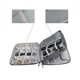 thumbnail image 4 of Estuche Portátil Para Almacenamiento De Viaje Con Bolsa Electrónica Para Auriculares Ipad Cable HDD Negro Macarena Bolso del almacenaje del USB, 4 of 8