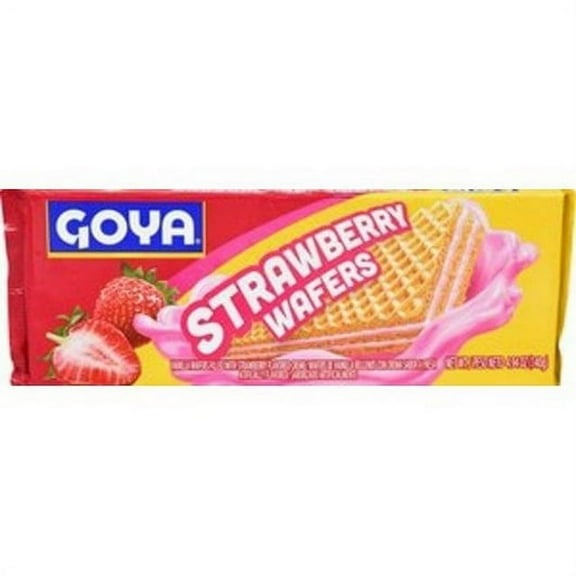 Goya Strawberry Wafers, 4.94oz, Pack of 1