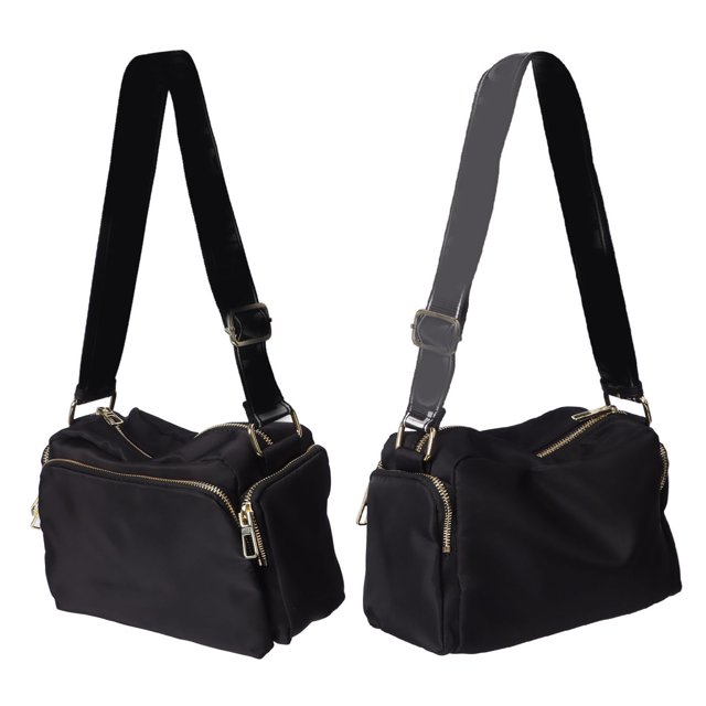 Bolso de hombro individual bolso bandolera con marca dorada de gran capacidad con letras blancas para exteriores ANGGREK Otros
