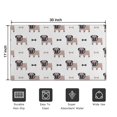 thumbnail image 5 of Cartoon Pug Dog Door Rugs,Washable Non Slip Door Mats Indoor,Decorative Door Mats,Entry Mat Indoor for Entrance,Bedroom,Kitchen,Bathroom,17"x30", 5 of 6