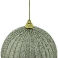 thumbnail image 5 of Northlight Holographic Glitter Shatterproof Christmas Ball Ornament - 4" - Tea Green, 5 of 6