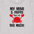 thumbnail image 4 of Inktastic Mimi and Pappy Love Me Gift Boys or Girls Baby T-Shirt, 4 of 5