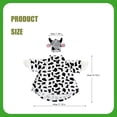 thumbnail image 3 of Lady Porch Goose Outfit for 23'' Cement Plastic Lawn Goose Statue Clothes Cow Pattern Bathrobe for Outdoor Garden Yard Patio Decoration, 3 of 5