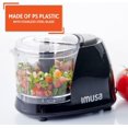 IMUSA USA GAU80319B Cup Mini Chopper 1.5Cup, Black