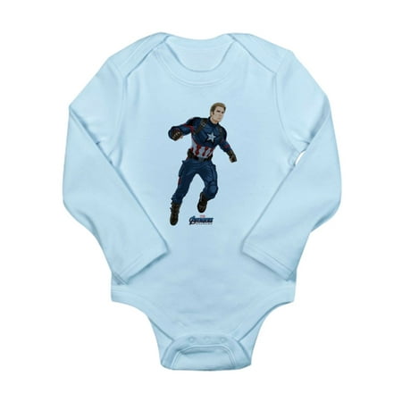 

CafePress - Captain America - Long Sleeve Infant Bodysuit