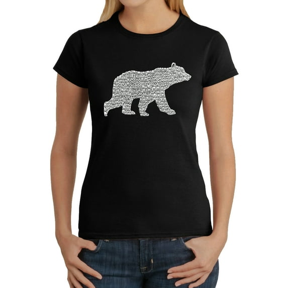 Women's Word Art T-Shirt - Mama Bear