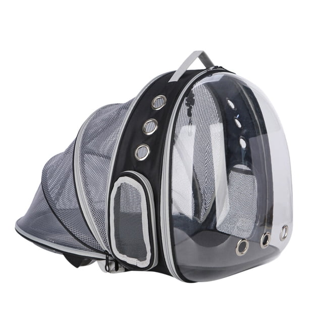 Shisuyan 1pc Outdoor Pet Cat Backpack Outside Expansion Folding Breathable Mesh Carrier