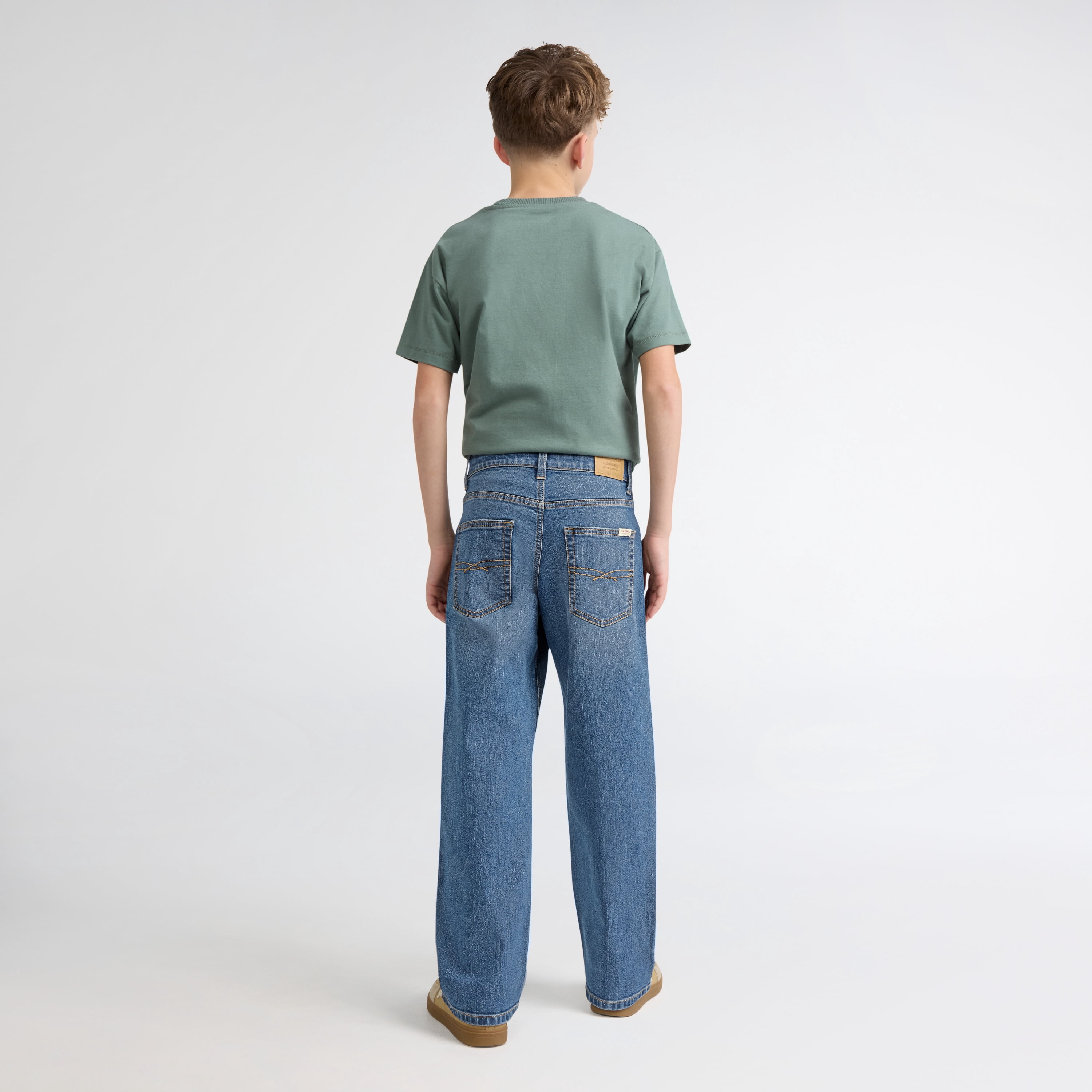 Levi Strauss Signature Boys Baggy Fit Jean, Size 4-18