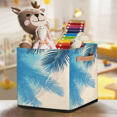 thumbnail image 7 of CURLYOOT Beach Cube Storage Bin, 13 x 13 x 13 Storage Cube Bins for Organizing, Ocean Seaside Seascape Nautical Fabric Foldable Baskets with Handles for Closet, Shelves, Clothes, 7 of 7