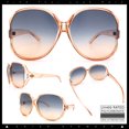 thumbnail image 2 of SA106 Womens Extra Oversized Round Exposed Lens Butterfly Sunglasses / Peach Frame - Black Peach Lens, 2 of 8