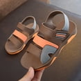 thumbnail image 5 of Zanarzt Toddler Sandals Boys Girls Sandals Summer Outdoor Athletic Kids Sport Water Shoes for Toddler/Little Kid Brown,US 1, 5 of 5