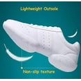 thumbnail image 5 of kkdom White Cheerleading Shoes Athletic Dance Sport Training Shoes Competition Tennis Sneakers Cheer Shoes Size 5, 5 of 6