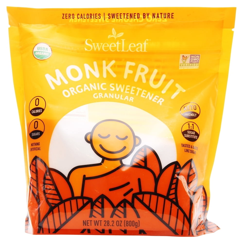 SweetLeaf Monk Fruit Granular Organic Sweetener 28.2 oz. Walmart