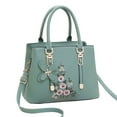 thumbnail image 3 of Bolso de hombro para mujer, bolso de mano, bolso de hombro, bolso de madre de gran capacidad, bolso de mano para mujer Verde, 3 of 9