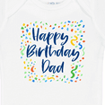 thumbnail image 4 of Inktastic Happy Birthday Dad Boys or Girls Baby Bodysuit, 4 of 5