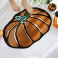 thumbnail image 4 of Tunhigl Pumpkin Rug for Halloween & Thanksgiving- 24x16" Soft Machine-Washable Floor Mat, Non-Slip, Thanksgiving Kitchen Bath Living Room Entryway Decor, 4 of 6