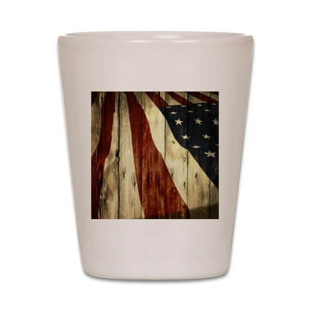 

CafePress - Modern Art - White Shot Glass Unique and Funny Shot Glass