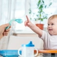 thumbnail image 2 of 1 Set of Left-handed Toddler Stainless Steel Spoon Baby Fork Kids Spoon Fork Kit Toddler Utensil, 2 of 9