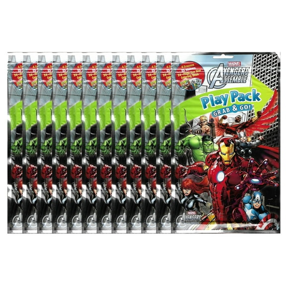Marvel Avengers Assemble, Age of Ultron Grab & Go Play Packs (Pack of 12)
