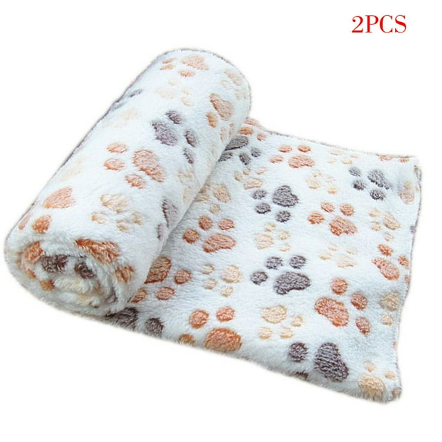 2 Pièces Molleton Doux Chaud Couverture Tapis de Lit Coussin de Couverture pour Chien Chat Chiot Animal
