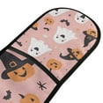 thumbnail image 4 of Yayeee Double Oven Mitt Kitchen Heat Resistant Baking 35" x7" Quilted Glove, Pastel Pink Halloween, 4 of 6