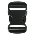 thumbnail image 1 of Black Plastic Dual Adjustable Strap Buckles, Quick Release Buckle, 5Pcs, Replacement for Backpack, DIY Craft, 1 of 8
