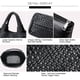 thumbnail image 5 of Woven Bag for Women, Vegan Leather Tote Bag Large Summer Beach Travel Handbag and Purse Retro Handmade Shoulder Bag (Black), 5 of 6