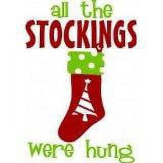 New Wall Ideas Christmas (All The Stockings Were Hung)