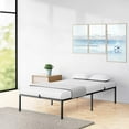 thumbnail image 2 of Yartaka 14 Inch Durable Steel Slat Metal Platform Bed Frame in Black, Easy Assembly ,Twin, 2 of 7