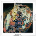 thumbnail image 5 of Art.com The Maiden, 1913 Giclee Print by Gustav Klimt, White Frame Wall Art, 29" x 29", 5 of 5