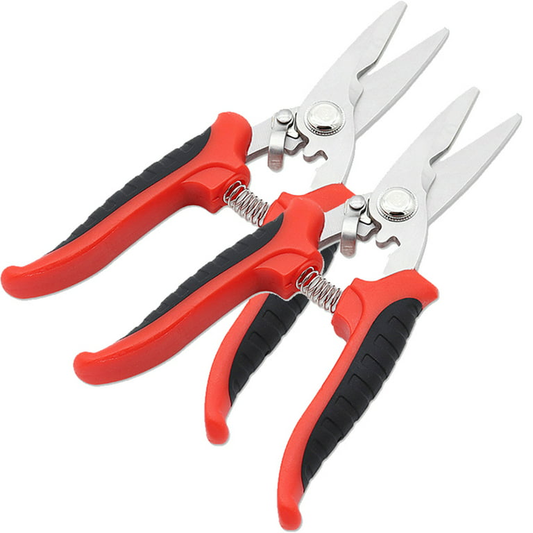 Elbourn 2-Pack Plant Scissors, Pruning Shears For Gardening Heavy