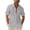 06# Gray, variant on Qwertyu Men's Cotton Linen Shirts Short Sleeve Casual Shirts Button Down Shirt for Men Beach Summer Dress Shirt Black 3XL
