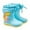 Light Blue, variant on Gyujnb Kids Rain Boots Lightweight Short Ankle Boots for Boys Girls Toddler Outdoor Play Daily Wear,Boys Shoes,Girls Shoes,Size:8-9 Years